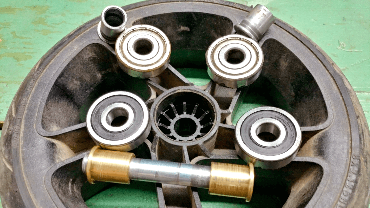 Разобранное колесо