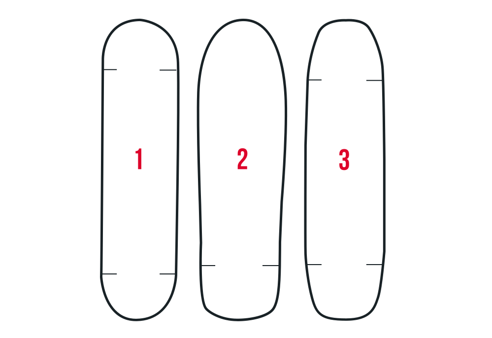 Формы досок Формы досок