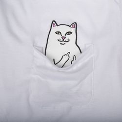 Футболка Ripndip SP24 Lord Nermal S/S Pocket Tee White