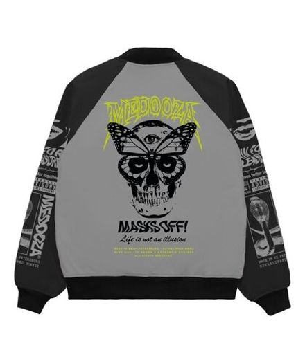 Купить Бомбер MEDOOZA "Mystic" (серо-черный)