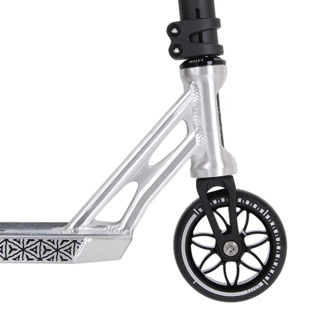 Трюковой самокат Tech Team Bullet полированный / raw brushed)