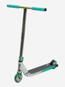 Трюковой самокат Комета Мираж серо-бирюзовый