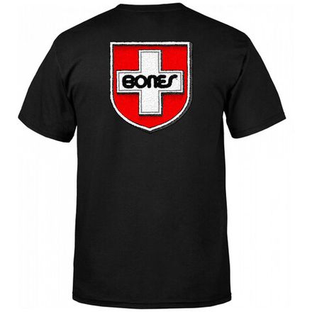 Купить Футболка BONES SWISS SHIELD (BLACK)