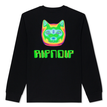 Купить Лонгслив Ripndip Thermal Nermal Long Sleeve Black