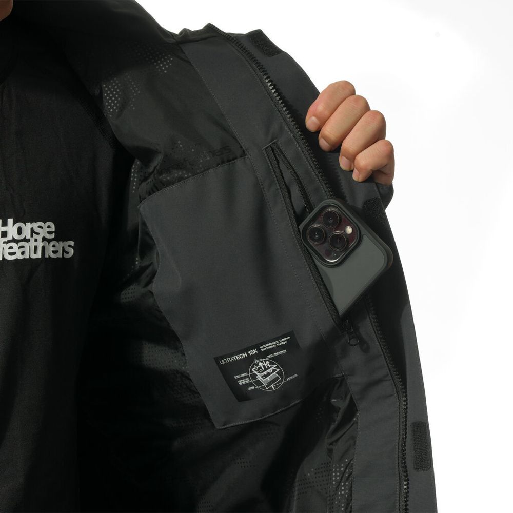 Куртка Horsefeathers MORRIS JACKET (phantom/iceberg green)