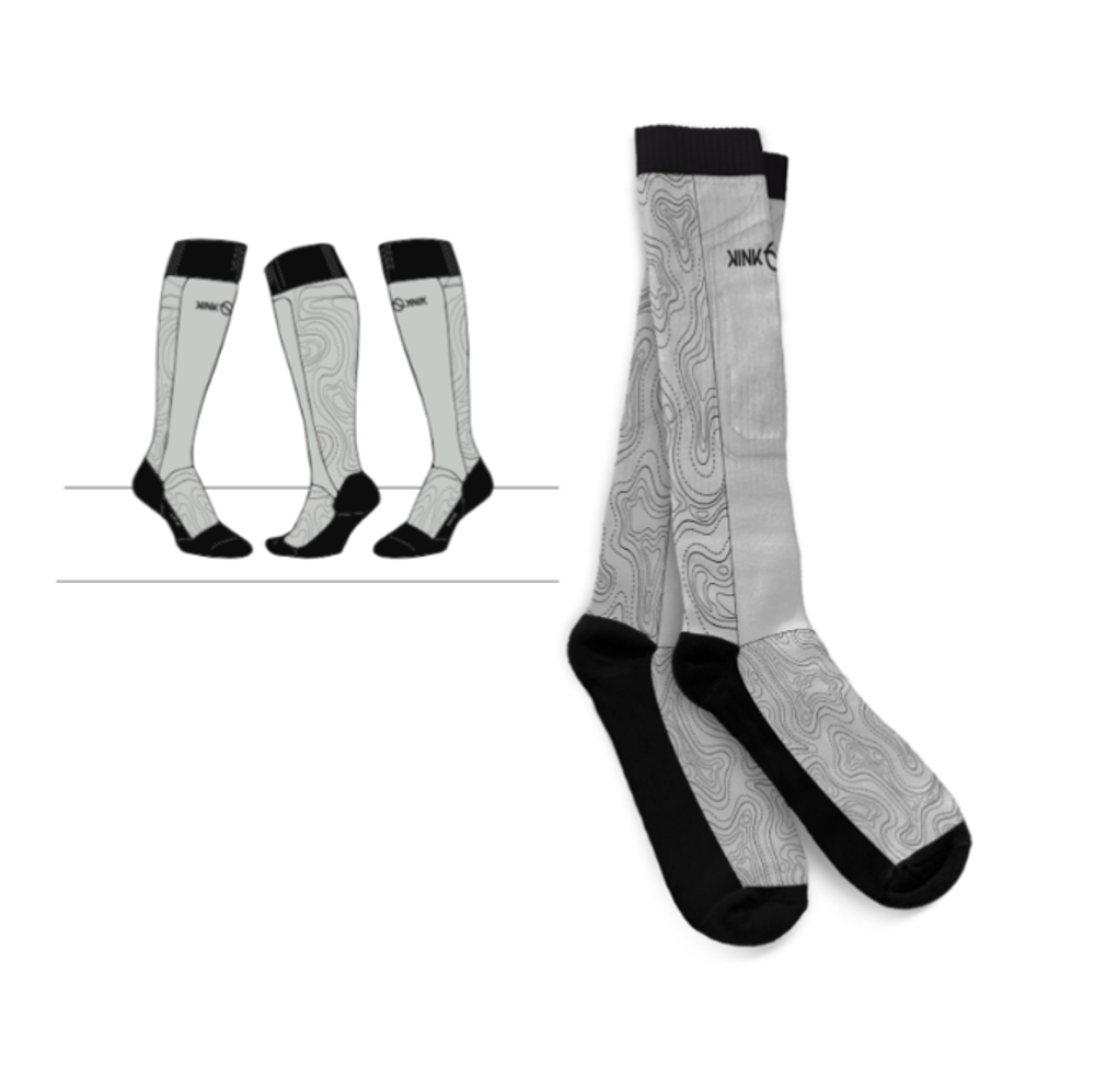 Термоноски Kink Explorer (black/cool gray)