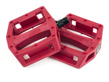 Купить Педали для BMX Mission Impulse насыпные (красный)