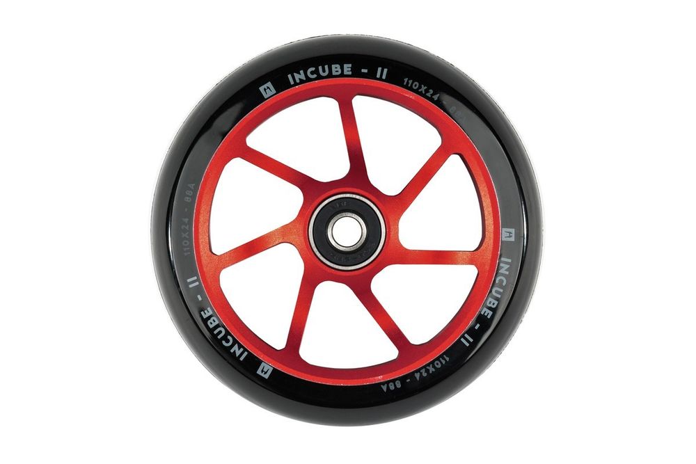 Колеса для трюкового самоката Ethic Incube wheel v2 110 mm Red