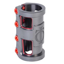 Зажим для трюкового самоката Oath Carcass SCS (серый / красный)