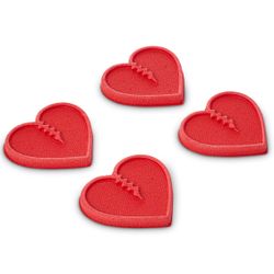 Стомпэд для сноуборда CRABGRAB MINI HEARTS (RED)
