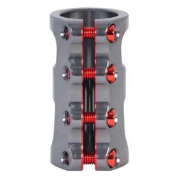 Зажим для трюкового самоката Oath Carcass SCS (серый / красный)