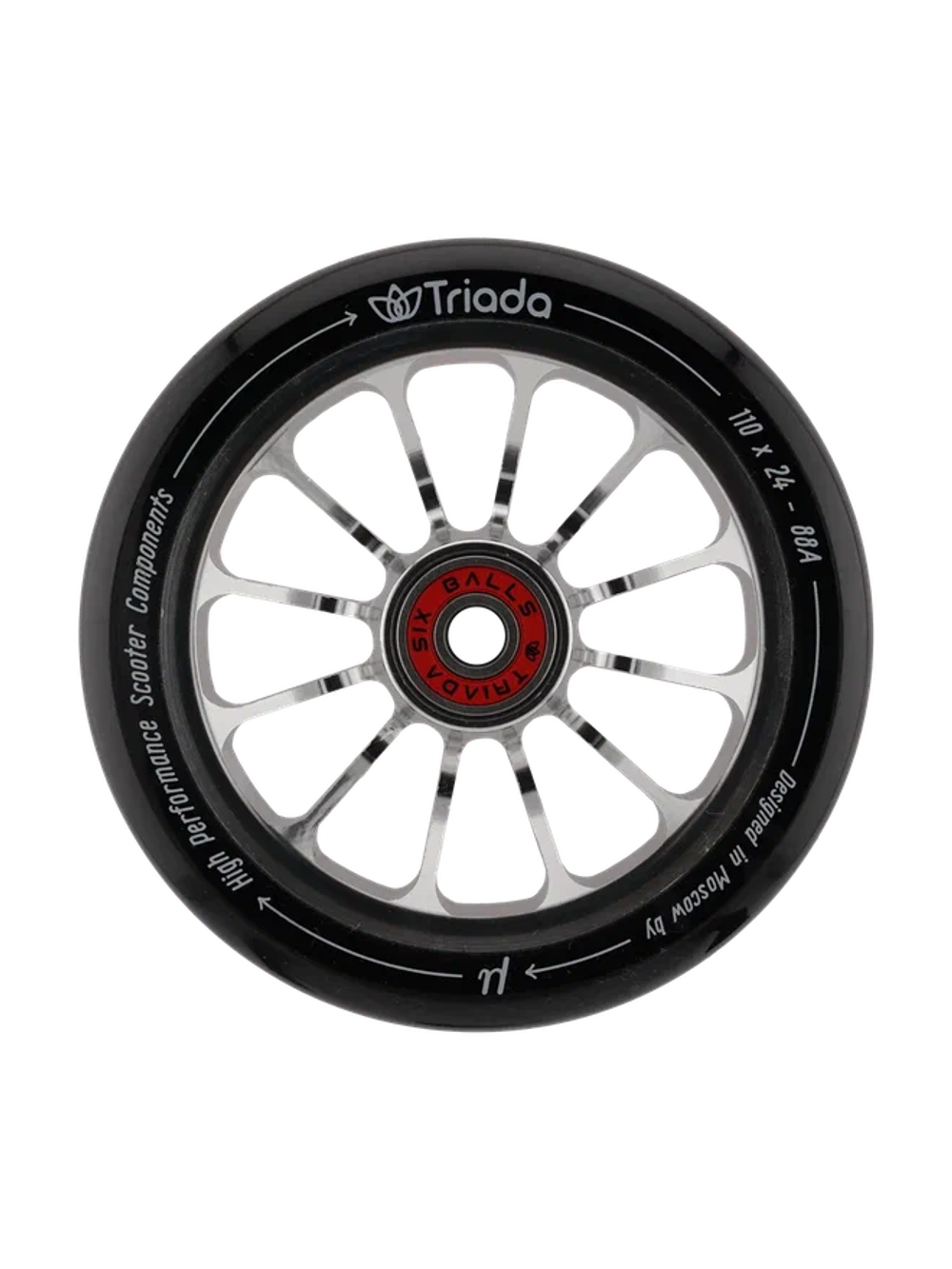 Колеса для трюкового самоката Triada Asymetric silver