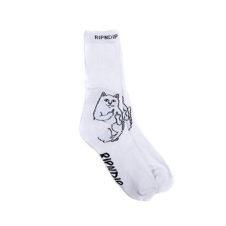 Купить Носки Ripndip Lord Nermal Socks White(SS24)