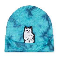Шапка Rip N Dip Lord Nermal Beanie (Navy / Aqua Lightning Wash)
