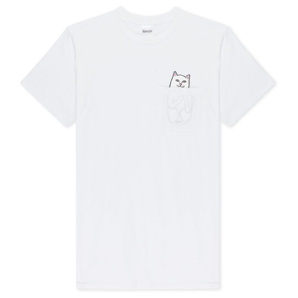 Футболка Rip N Dip Lord Nermal Peace Pocket Tee White