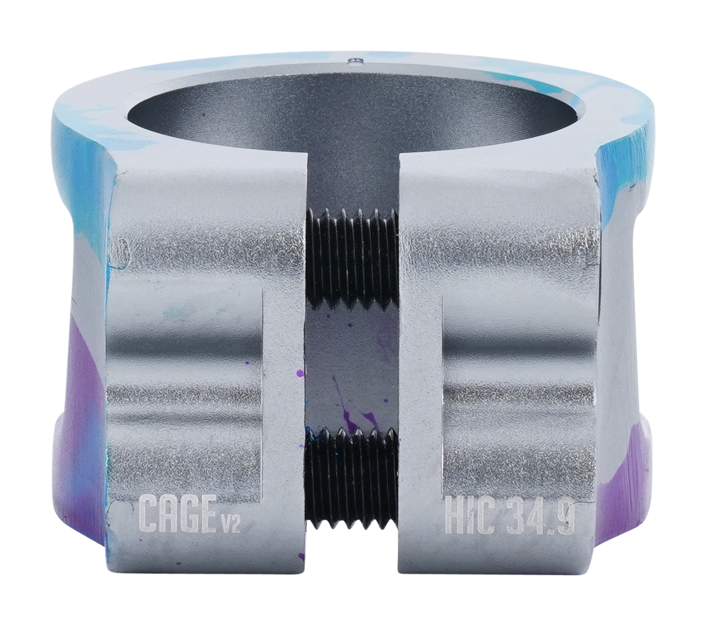 Зажим для трюкового самоката Oath Cage v2 HIC (синий / фиолетовый)