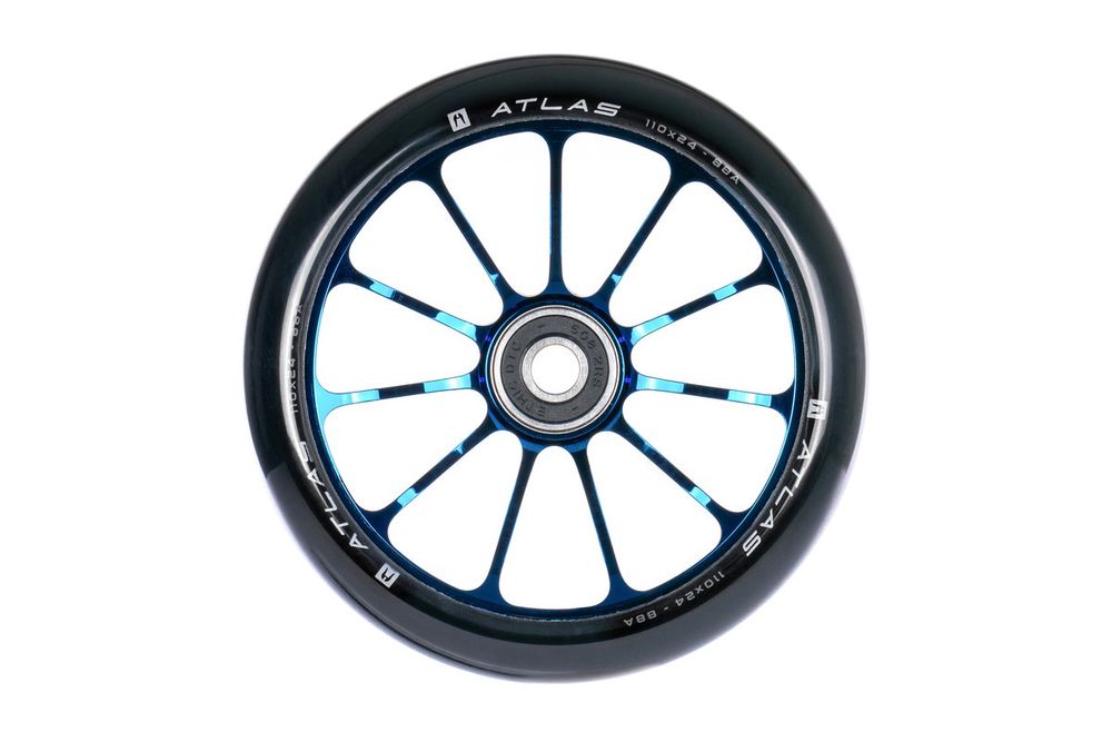 Колеса для трюкового самоката Ethic Atlas wheel 8 STD 110 mm chrome blue
