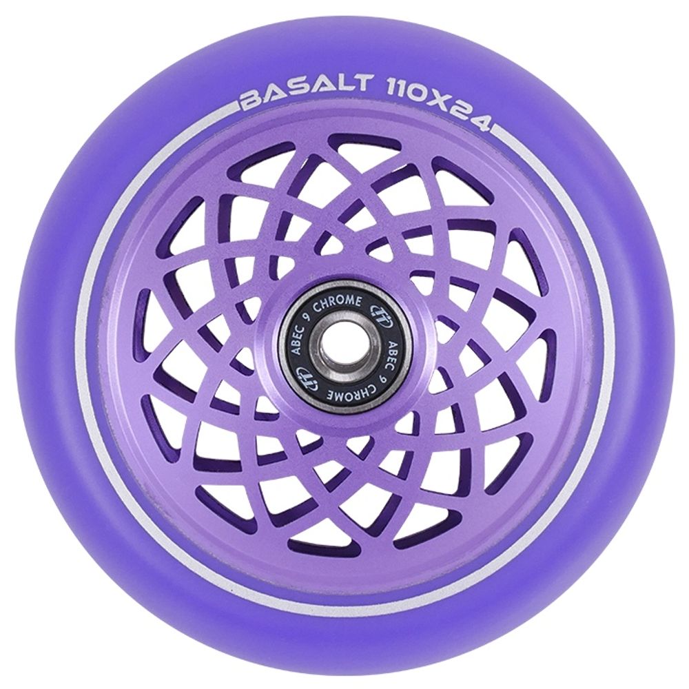 Колеса для трюкового самоката Tech Team 110*24мм, Basalt, purple