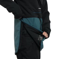 Анорак женский сноубордический Horsefeathers DERIN II JACKET (black/hydro)