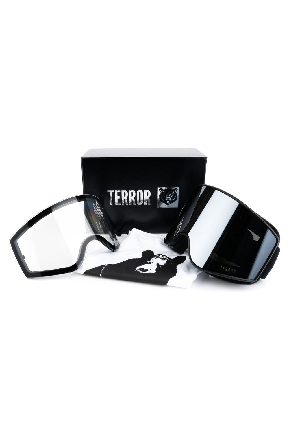 Маска TERRO - SPECTRUM Silver