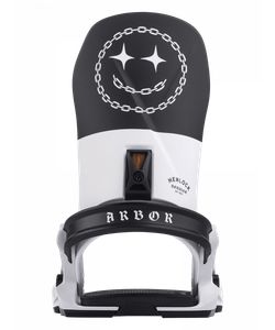 Крепления для сноуборда ARBOR - Hemlock White/black Boss Dog
