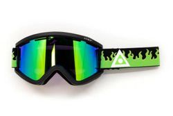 Маска ASHBURY BLACKBIRD GREEN FLAME