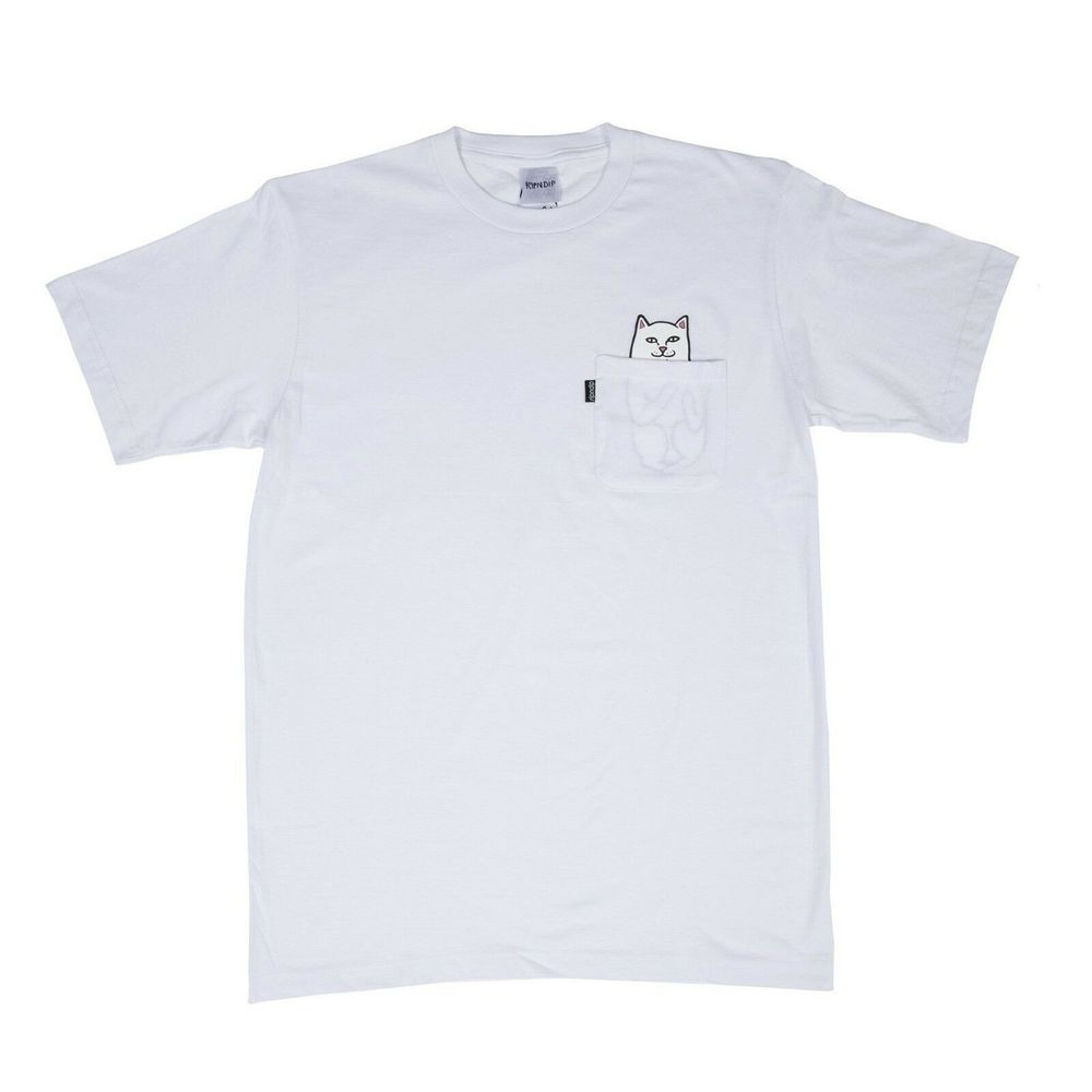 Футболка Rip N Dip Lord Nermal Peace Pocket Tee White