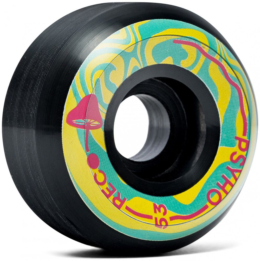 Колеса для скейтборда RECORD PSYHO V5 WHEELS (BLACK) 54MM 102A