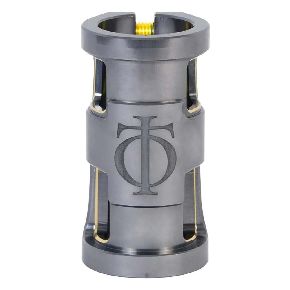 Зажим для трюкового самоката Oath Carcass SCS (серый / золотой)