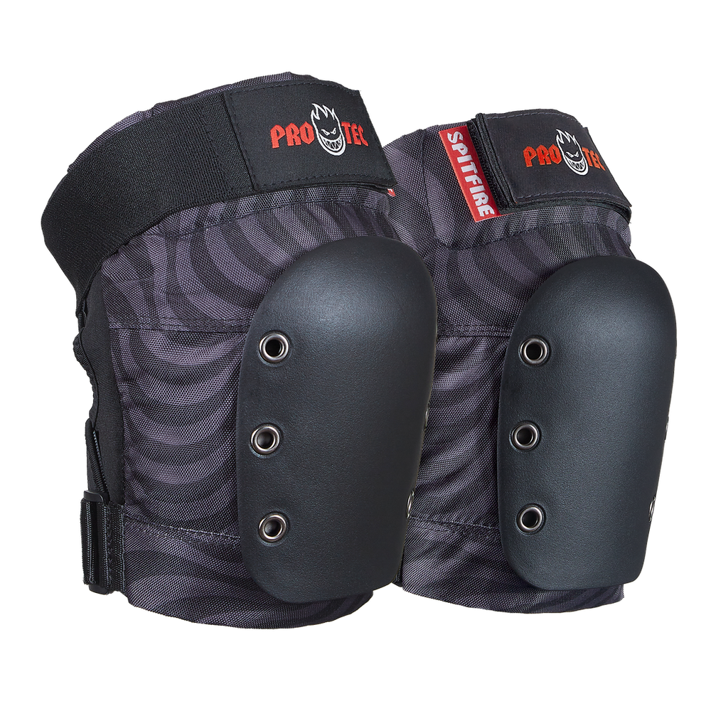 Защита (колени,локти,зап)PRO-TEC ADULT 3-PK PAD SET OPEN-BACK SPITFIRE SIGNATURE EDITION BLACK SWIRL