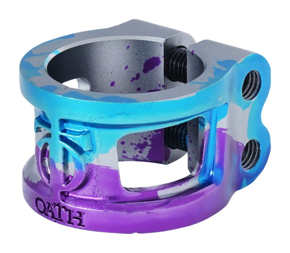 Зажим для трюкового самоката Oath Cage v2 HIC (синий / фиолетовый)