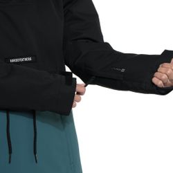 Анорак женский сноубордический Horsefeathers DERIN II JACKET (black/hydro)