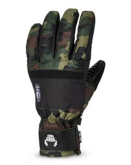 Перчатки CRABGRAB FIVE (FW23) WOODLAND CAMO