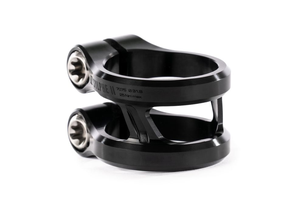 Зажим для трюкового самоката Ethic sylphe double clamp V2 34.9 black