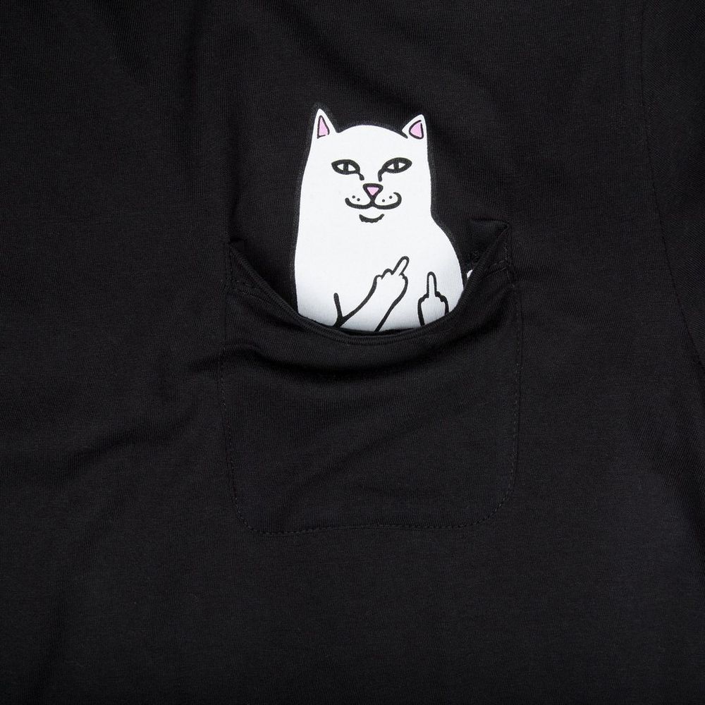 Футболка Ripndip SP24 Lord Nermal S/S Pocket Tee Black