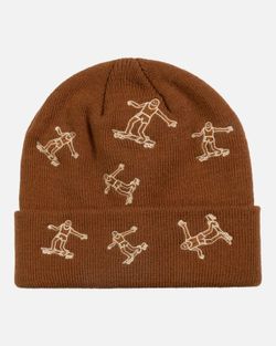 Шапка THRASHER GONZ PATTERN BROWN