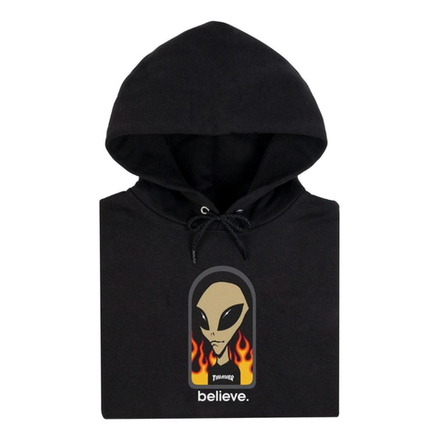 Купить Толстовка Thrasher X AWS - Believe Hoodie Black