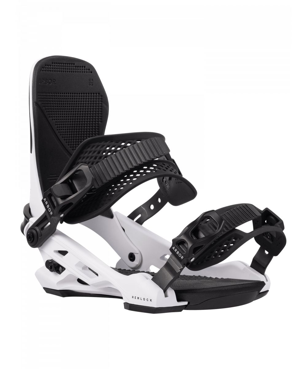 Крепления для сноуборда ARBOR - Hemlock White/black Boss Dog