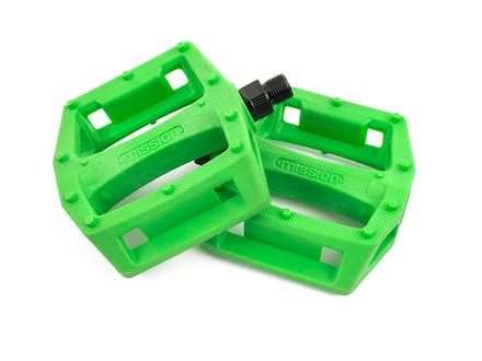 Купить Педали для BMX Mission Impulse насыпные (зеленый)