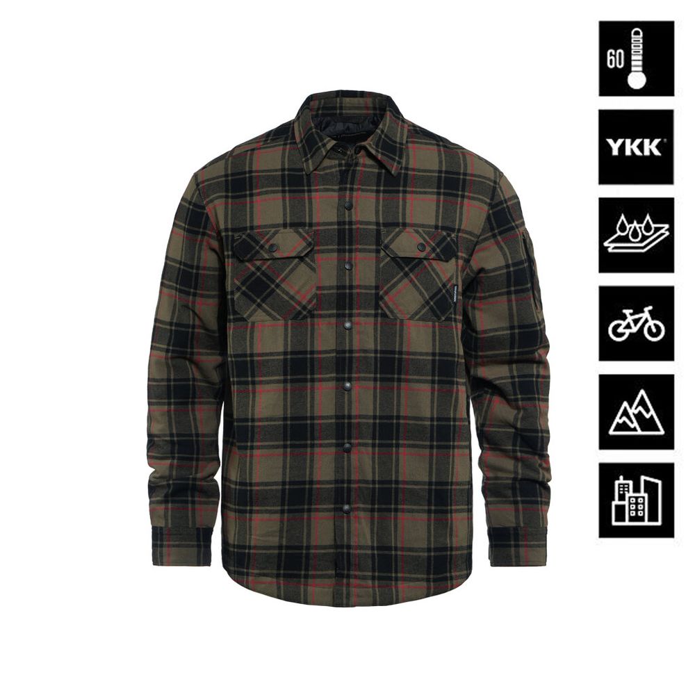 Рубашка утепленная Horsefeathers DOUGH SHIRT (tarmac)