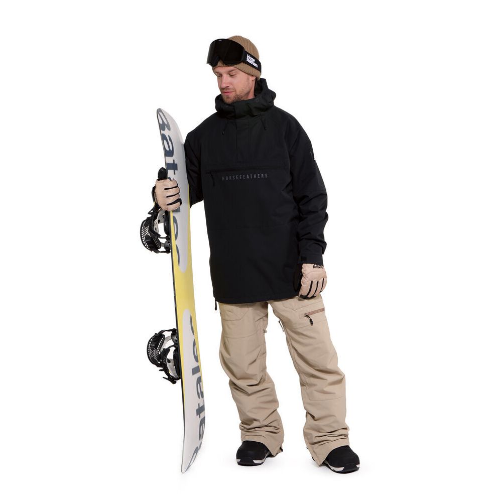 Анорак мужской сноубордический Horsefeathers DONNIE JACKET (black)