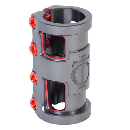 Купить Зажим для трюкового самоката Oath Carcass SCS (серый / красный)