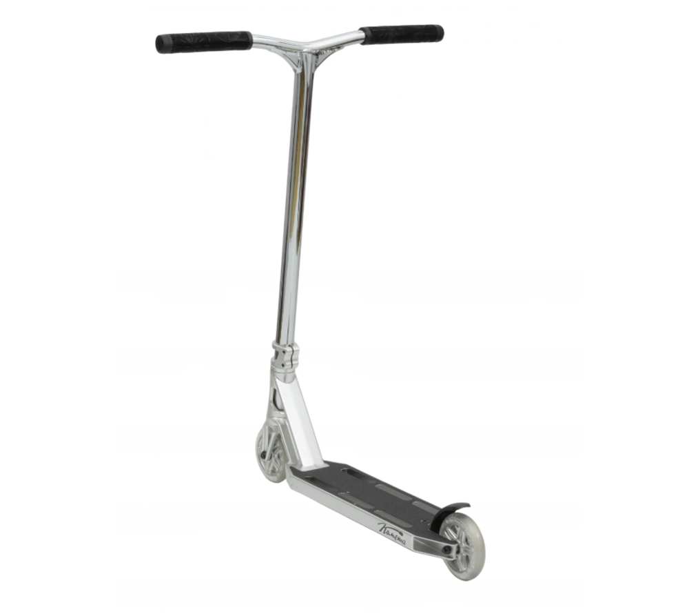 Трюковой самокат Комета Гелиос v2 серебро