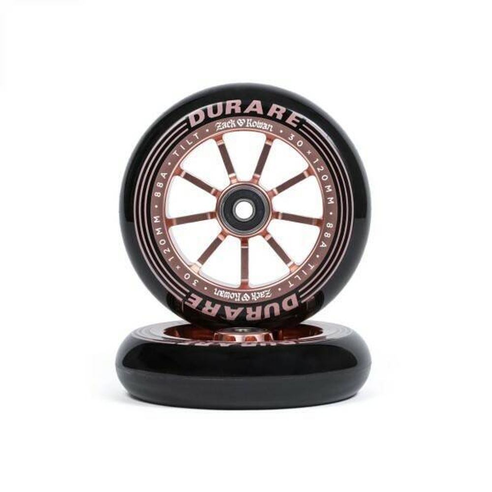 Колеса для трюкового самоката Tilt Stage III Durare Full Selects Zack 120x30 пара (бронзовый / черны
