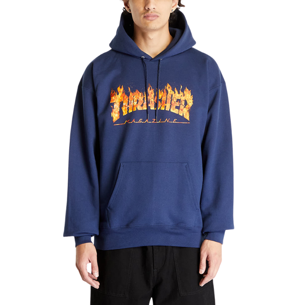 Толстовка Thrasher INFERNO NAVY