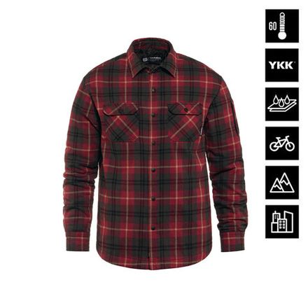 Купить Рубашка утепленная Horsefeathers DOUGH SHIRT (redwood)