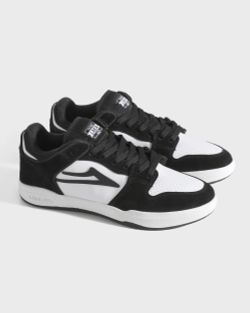 Кеды Lakai Telford Low Black/White Leather