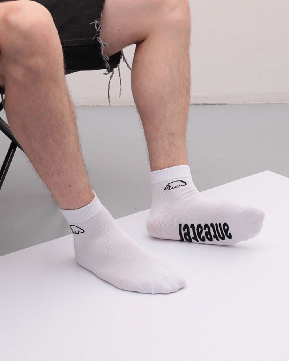 Носки ANTEATER LOW_Socks-White-Logo