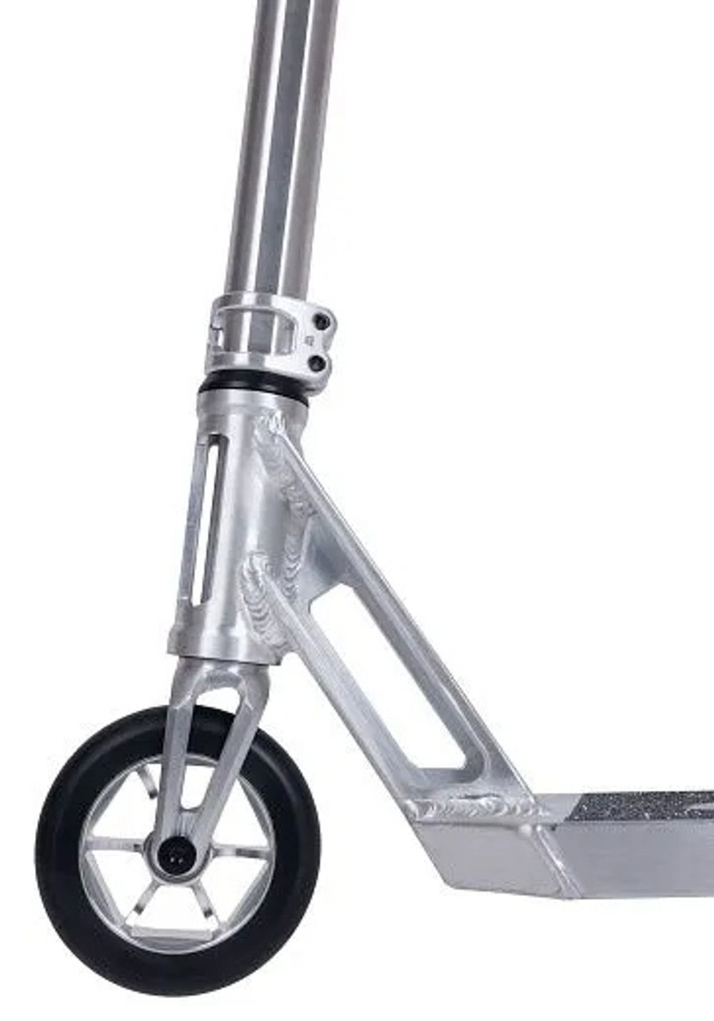 Трюковой самокат Tech Team Zefir Lite V2 49 (полированный / raw brushed)