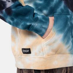 Толстовка Ripndip Big Smile Hoodie (Navy/Peach Spiral Tie Dye)